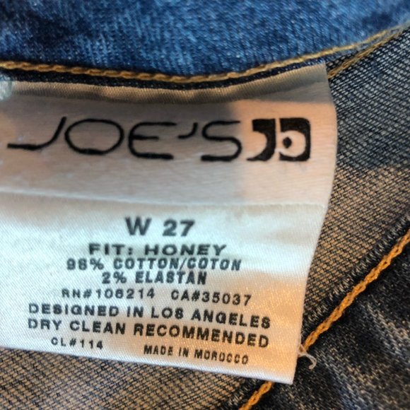 Joe's Honey Curvy Women's Bootcut Jeans: Size W27: Lightweight - Picture 5 of 6